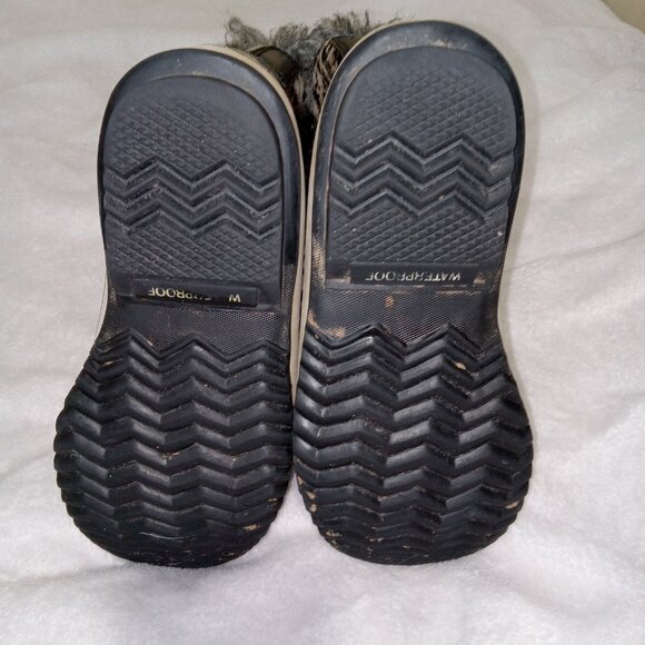 Sorel Joan Of Arctic Reserve Cowhide Snow Boots Fur Cuff Women’s 7 Rare Y2K - Picture 5 of 12